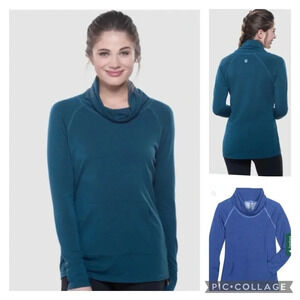KUHL Alea Long Sleeve Raglan Cowl Neck Pullover Women’s size XS